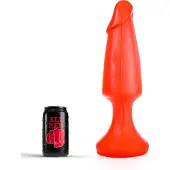 All Red Buttplug 35 x 9,5 cm - rood