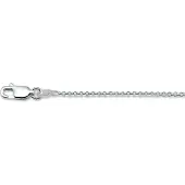 Trendjuwelier huiscollectie 1018839 Zilveren Ketting Anker Rond 1,4 mm