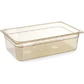 Hendi Gastronormbak 1/1 hoge temperatuur bestendigheid, BPA vrij, Transparant, 6,5 cm diepte, 32,5(b)x53(d)x6,5(h)cm, 869284