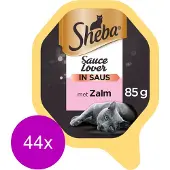 Sheba Alu Lovers 85 g - Kattenvoer - 44 x Zalm