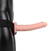 Shots Holle Voorbind Dildo 24,5 Cm Zwart