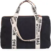 Childhome Verzorgingstas Mommy Bag Signature Canvas Zwart