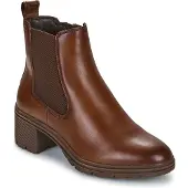 Tamaris Chelsea boots donkerbruin