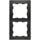Honeywell Peha Peha Badora 2-Gang Afdekking Frame Matt Zwart - 00276752