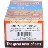 Energy Oatsnack Bar - 15 repen - Peanut Butter