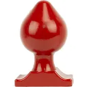 All Red Buttplug 22,5 x 12 cm - rood