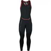 Magic Marine Dames Racing 1.5mm Flatlock Long John - Bla