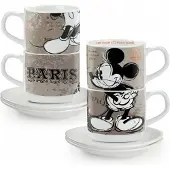 Egan Disney Set 2 Espresso-kopjes en schotel – City Paris