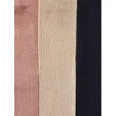 Vertbaudet 3 paar tricot maillots voor baby's oudroze