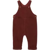 Vertbaudet Velours tuinbroek baby jongen terracotta