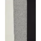 Vertbaudet Set van 3 Oeko-Tex-meisjesleggings set gechineerd grijs