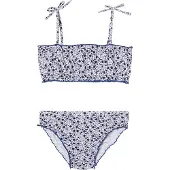 Vertbaudet Gebloemde bikini voor meisjes blauw