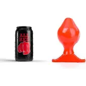 All Red Butt Plug 17 x 9 cm - rood