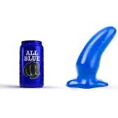 All Blue Buttplug 13 x 5 cm - blauw