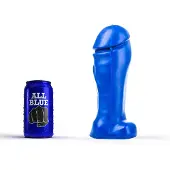 All Blue Dildo 22 x 8 cm - blauw