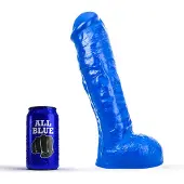 All Blue Dildo 29 x 5,5 cm - blauw