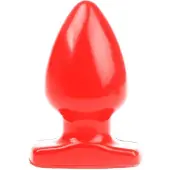 I Love Butt - Bolvormige Buttplug - Rood M