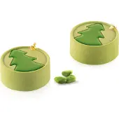 Silikomart - Mini Hiver - bakvorm kerst 6x ø70 H30 MM