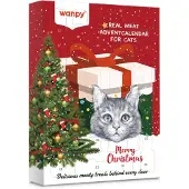 WANPY - Kerst Adventskalender voor Katten - Met kip, eend en vis