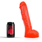 All Red Dildo 29 cm - rood