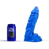 All Blue Dildo 23 x 5.5 cm - blauw
