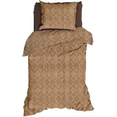 Romanette Dekbedovertrek Mazzini Camel Katoen-140 x 200 / 220 cm | 1-Persoons