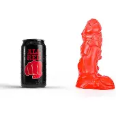 All Red Klassieke Dildo 18 x 4 cm - rood