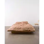 Marc O'Polo Kussensloop Hillan Dark Coral (Flanel)-60 x 70 cm (standaard)