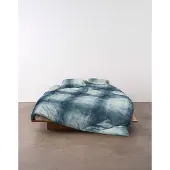 Marc O'Polo Kussensloop Phia Stormy Blue (Flanel)-60 x 70 cm (standaard)