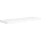 vidaXL Wandschap zwevend 80x23,5x3,8 cm MDF wit