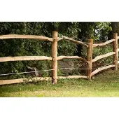 Intergard Post & Rail hekwerk 290cm klassiek kastanjehout
