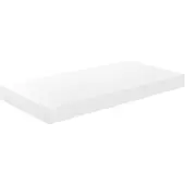 vidaXL Wandschap zwevend 50x23,5x3,8 cm MDF hoogglans wit