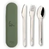 Citron Bestekset Silicone | Green