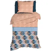 Romanette Dekbedovertrek Briancon Cinnamon Flanel-140 x 200 / 220 cm | 1-Persoons