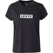 Levi's Shirt 'Graphic Authentic Tshirt' zwart / wit