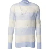 ABOUT YOU Limited Trui 'Leo' blauw / wit