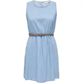 ONLY Zomerjurk 'ONLBea' lichtblauw / bruin