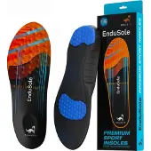 Bracefox Sport Inlegzolen 'EnduSole' | Maat 42-45 | Inlegzolen voor Wandelen & Sports | Mannen & Vrouwen | Optimale demping | Maat 42-45