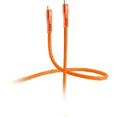 Flexline -USB-C Ladekabel, USB 3.2, 240W, orange, 2m