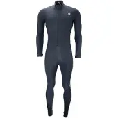 Agu marathon thermo schaatspak dames dark grey/black | Maat XL