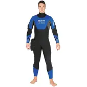 Mares Ice Skin 7 Mm Semi Dry Suit Blauw,Zwart 3XL Man