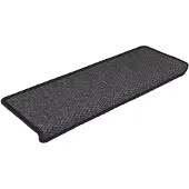 vidaXL Trapmatten zelfklevend 15st sisal-look 65x21x4cm antracietkleur