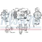 Nissens Compressor airconditioning 89400