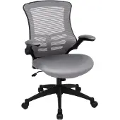 Mazazu MIRA Home - Bureaustoel - Grijs- Polyester - 49x25x109