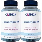 Orthica 2x L-Selenomethionine-100 180 capsules