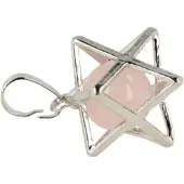 Ruben Robijn Roze kwarts Merkabah kooihanger