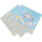 Talking Tables - Papieren Servetten Vis - Souk - Greece - 20 stuks
