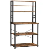 Mazazu MIRA Home - keukenkastplank - industrieel - bruin/zwart