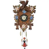 Engstler - 126/10 SQ - Wandklok met schommel - Quartz