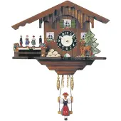 Engstler - 224 SQT - Wandklok met schommel - Quartz